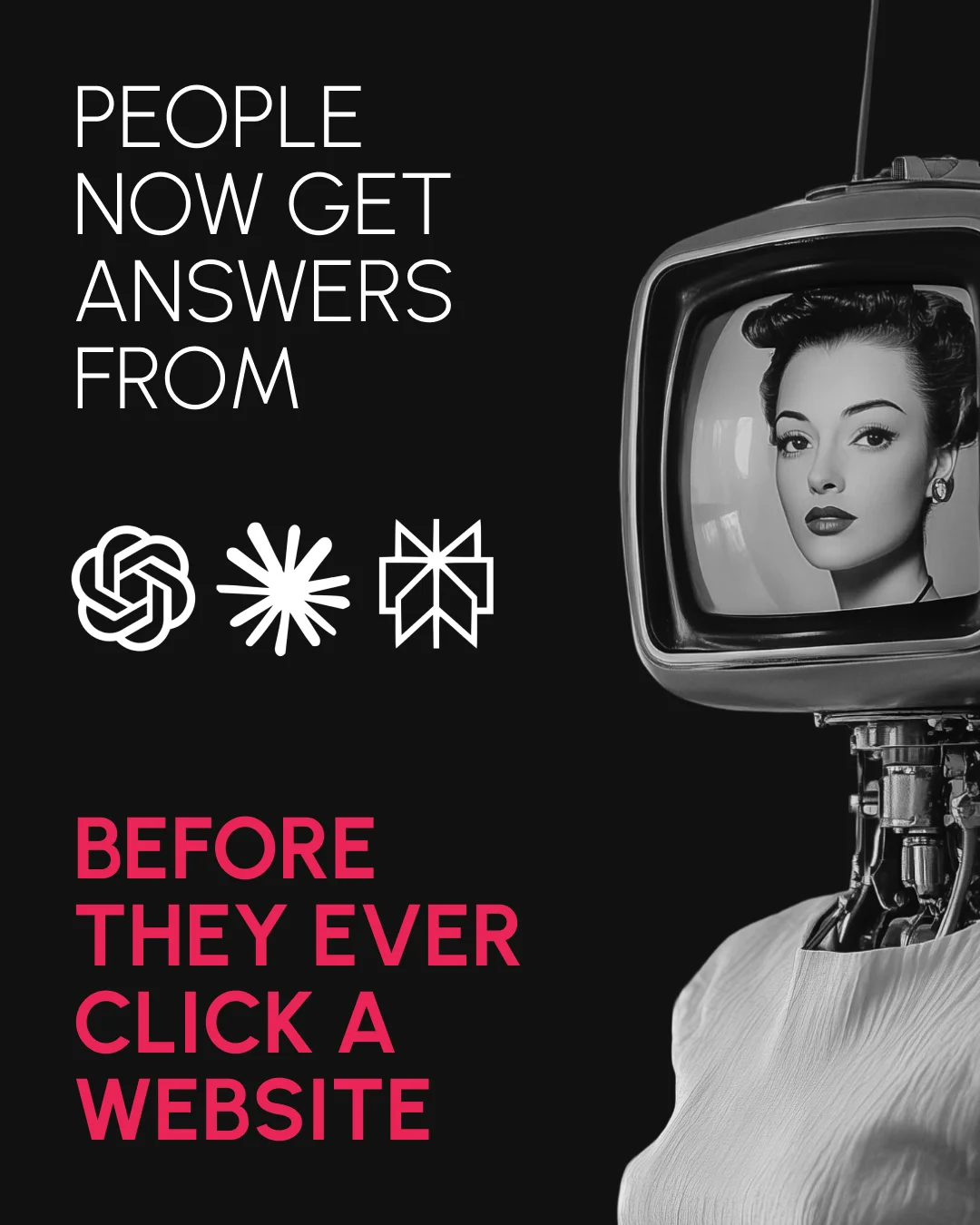 Instagram post about AI SEO from The MX Studio